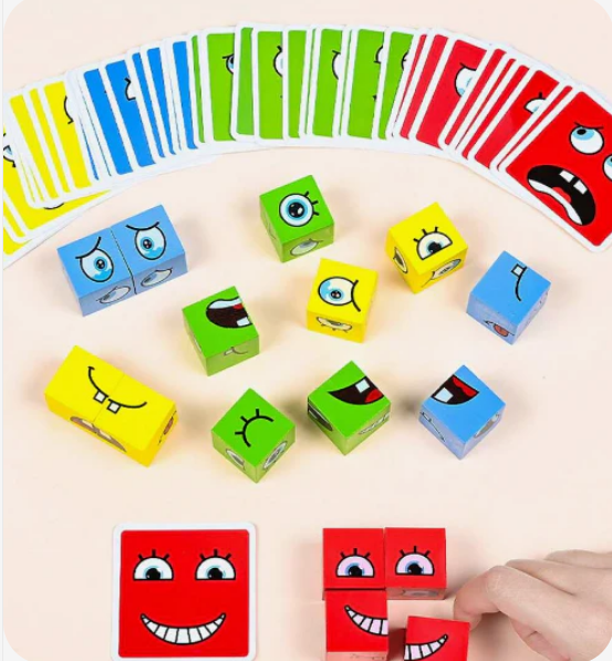 Juego De Mesa Cambia La Cara Montessori Para Niños
