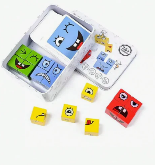 Juego De Mesa Cambia La Cara Montessori Para Niños