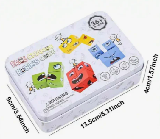 Juego De Mesa Cambia La Cara Montessori Para Niños
