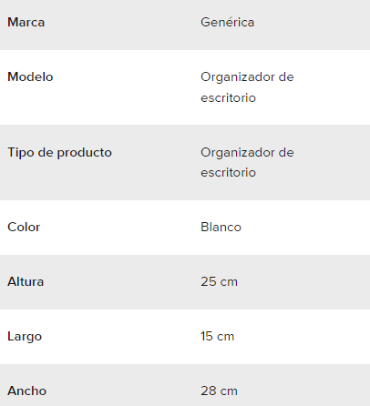 Organizador De Escritorio Armable